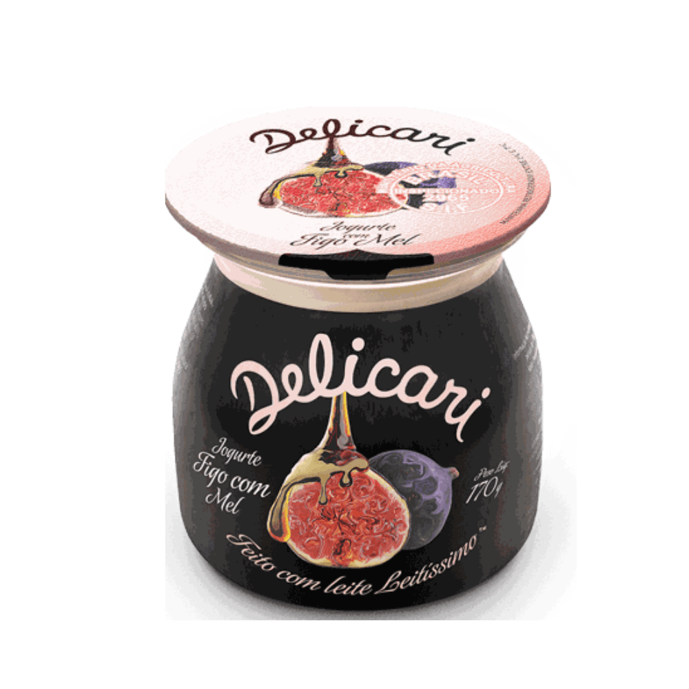 Iogurte Figo com Mel Integral Delicari – 170g